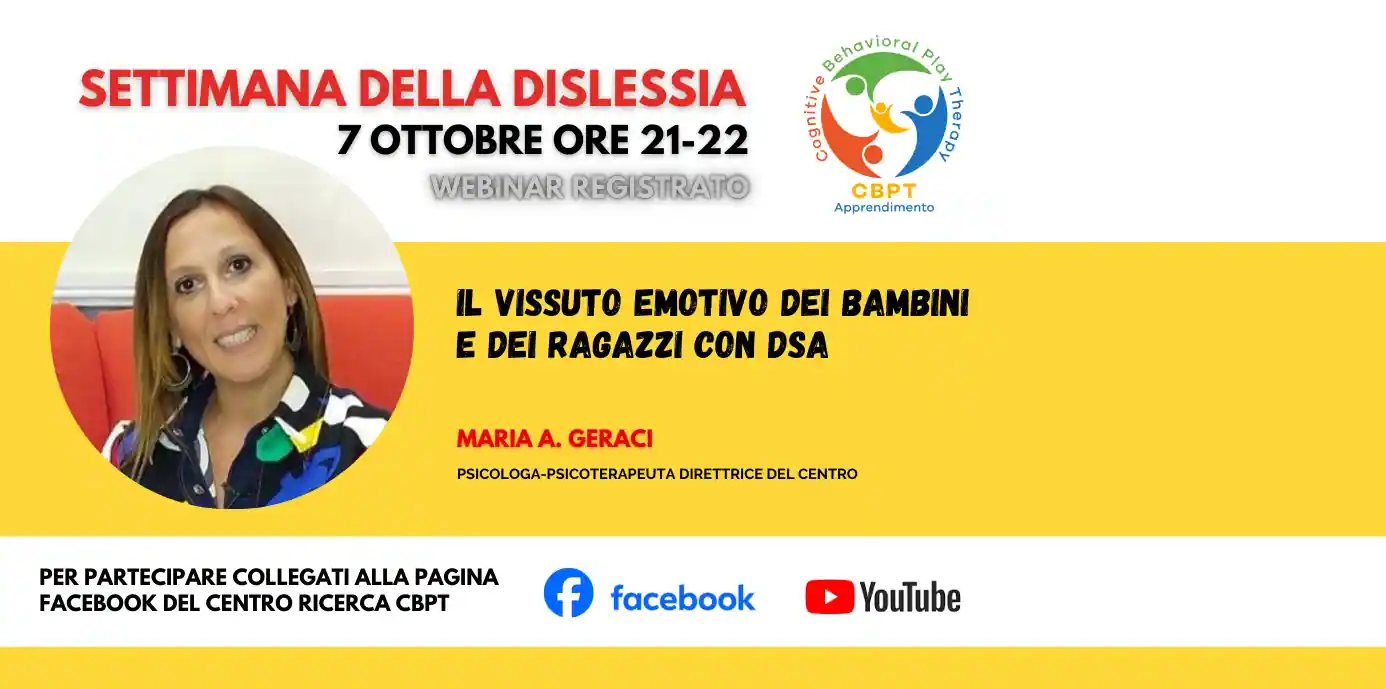 settimana-dislessia-geraci.webp Aspetti Psicologici del DSA a Roma | CBPT Apprendimento