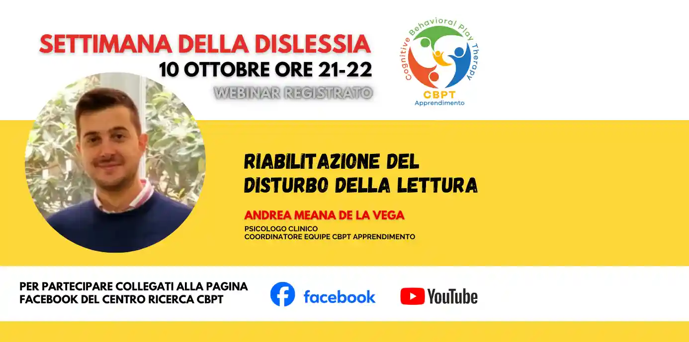 Diagnosi Dislessia Roma|Trattamento CBPT|Equipe